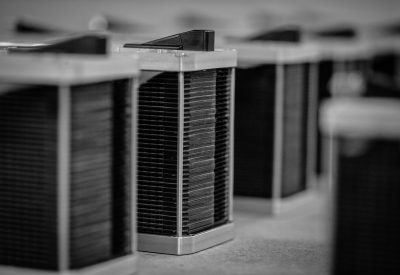 black fuel cell stack