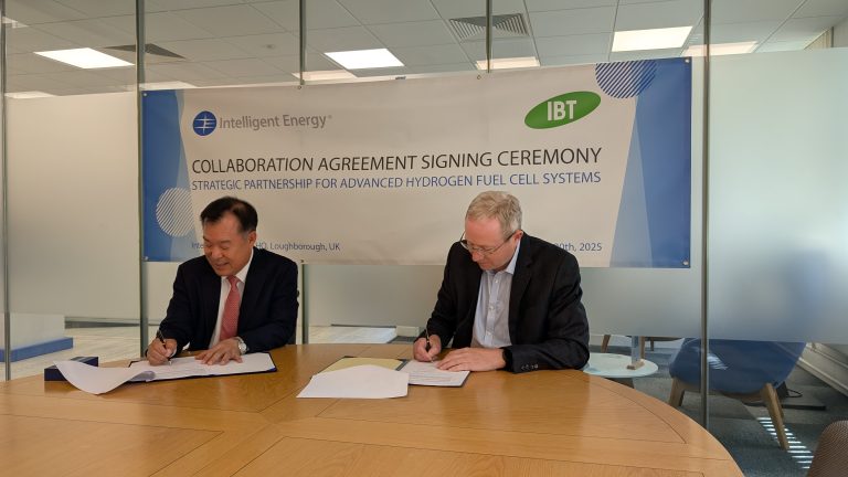 Intelligent Energy and IBT sign collaboration agreement to…