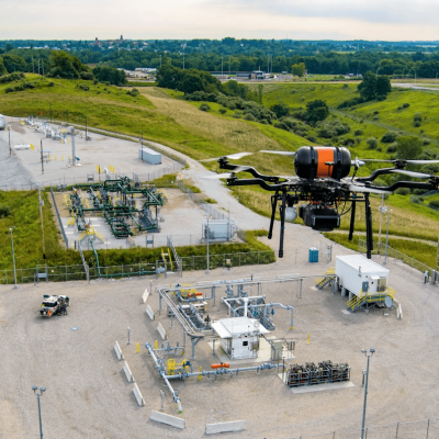 Hydrogen fuel cell drones for pipeline inspection