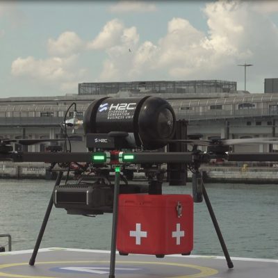 Are fuel cell drones suited to long-range parcel delivery?